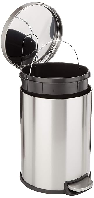 Amazon Basics Round Cylindrical Trash Can - Image 4