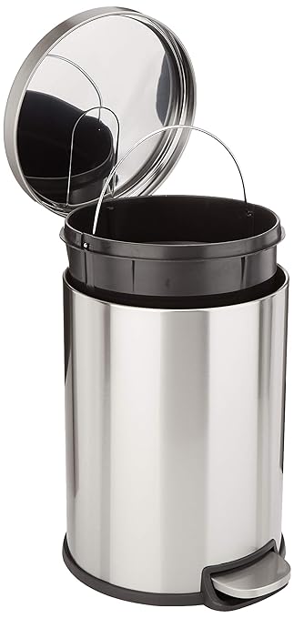 Amazon Basics Round Cylindrical Trash Can by AmazonBasics
