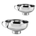 Funnel Set - 2Pcs Stainless Steel Ideal by Unknown