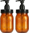 Amolliar Plastic Mason Jar Soap Dispenser by Amolliar