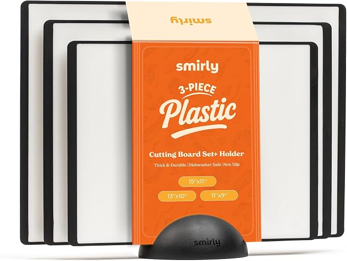 SMIRLY Plastic Cutting Board Set by Smirly