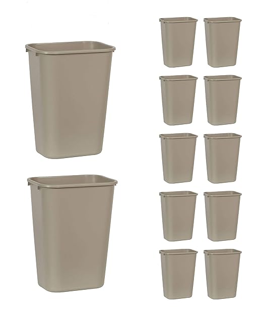 Rubbermaid Commercial Products Deskside Wastebasket/Trash Can, by RubbermaidCommercialProducts