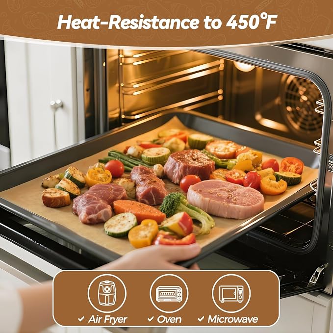360 Count 9"x 13" Heavy Duty Parchment Paper Sheets - Image 4