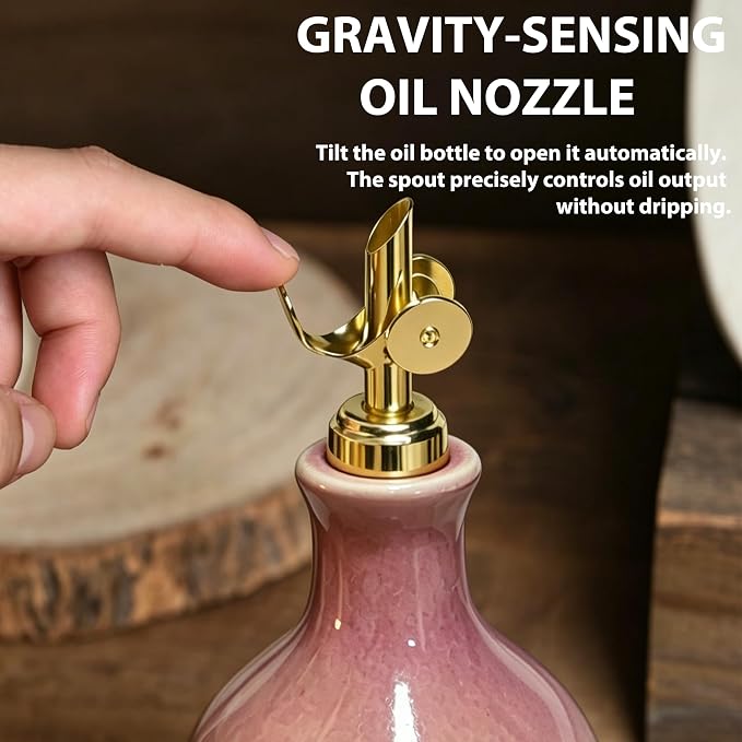 Ceramic Olive Oil Dispenser Bottle - Image 6