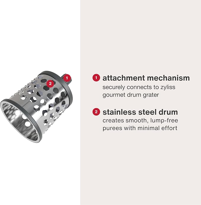 Zyliss E900058 Puree Drum Blade, Stainless Steel, - Image 6