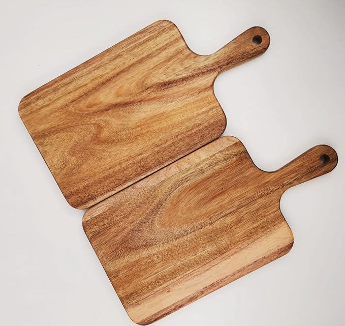 ZeQi 2PCS Small Acacia Wood Cutting Board - Image 6