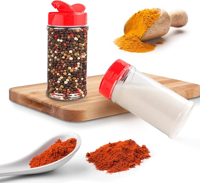 RoyalHouse 6 Pack 16 Oz Plastic Spice Jars - Image 5