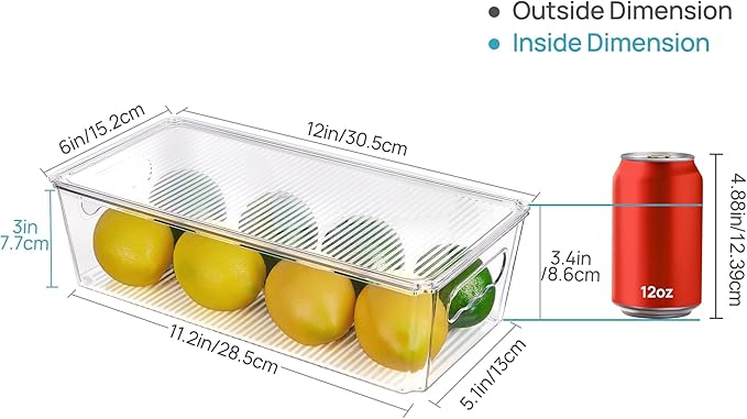 Vtopmart 10pcs Clear Organizers and Storage Bins - Image 2