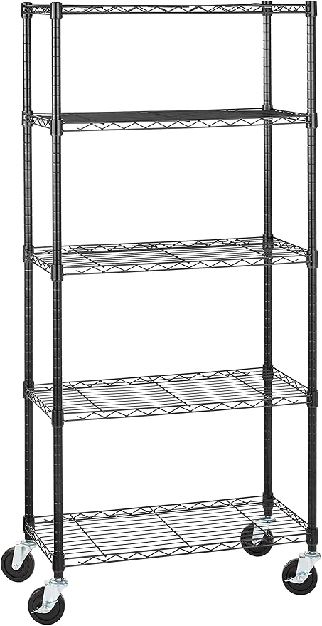 Amazon Basics 5-Shelf Heavy Duty Garage Shelving Storage Rack by AmazonBasics