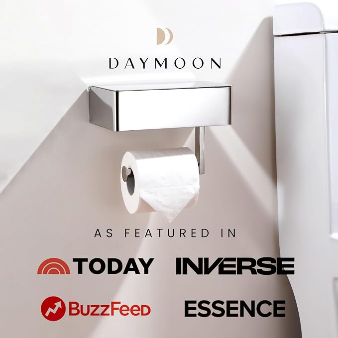 Day Moon™ - Toilet Paper Holder - Modern Roll Holder - Image 4