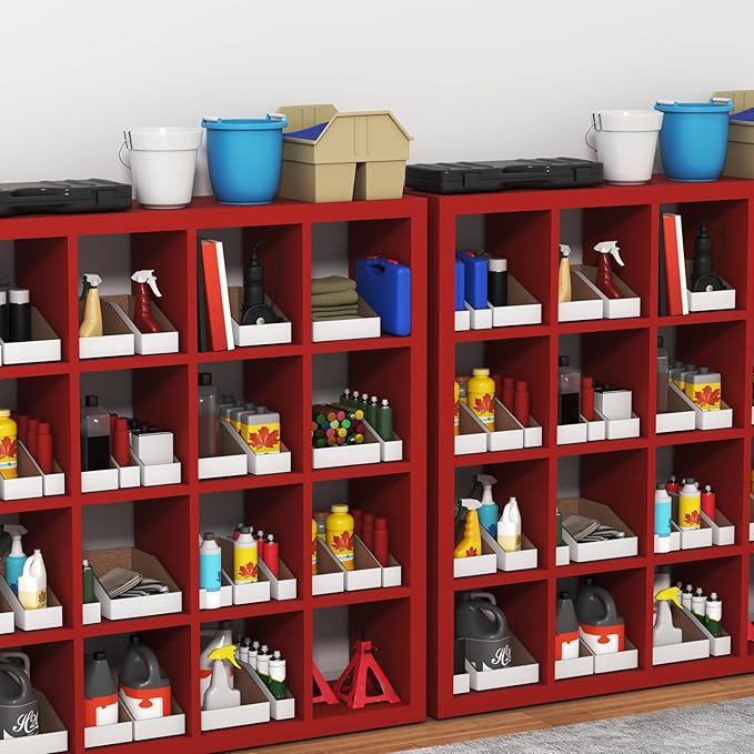 ZBEIVAN Cardboard Storage Bins Boxes 35 Packs 12x8x4.5 Inches, Easy Assembly - Image 5
