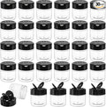 Foraineam 30 Pack Clear Plastic Jars 4 oz Mini Seasoning Bottles Spice Jars by Foraineam