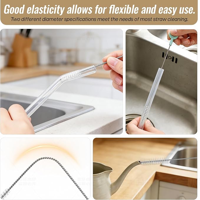 Household Gap Cleaning Brush Set, Grout Cleaner Brush, Hard Bristle Crevice - Image 4