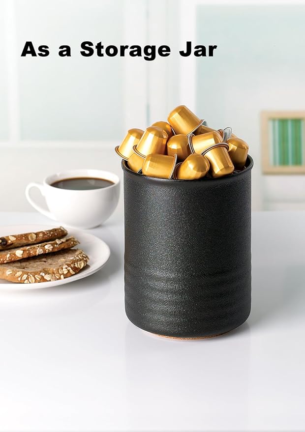 ABRUTY Utensil Holder, 6.7" Ceramic Kitchen Utensil Crock - Image 9