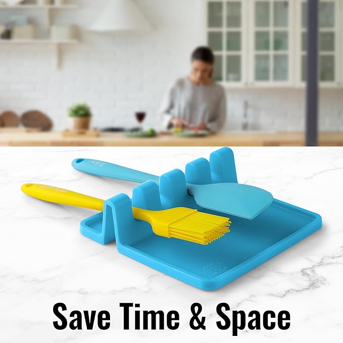Zulay Kitchen Silicone Utensil Rest - Image 7
