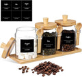Suclain 3 Pcs Glass Coffee Container by Suclain