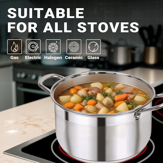Kirecoo Stainless Steel Stock Pot - Image 6