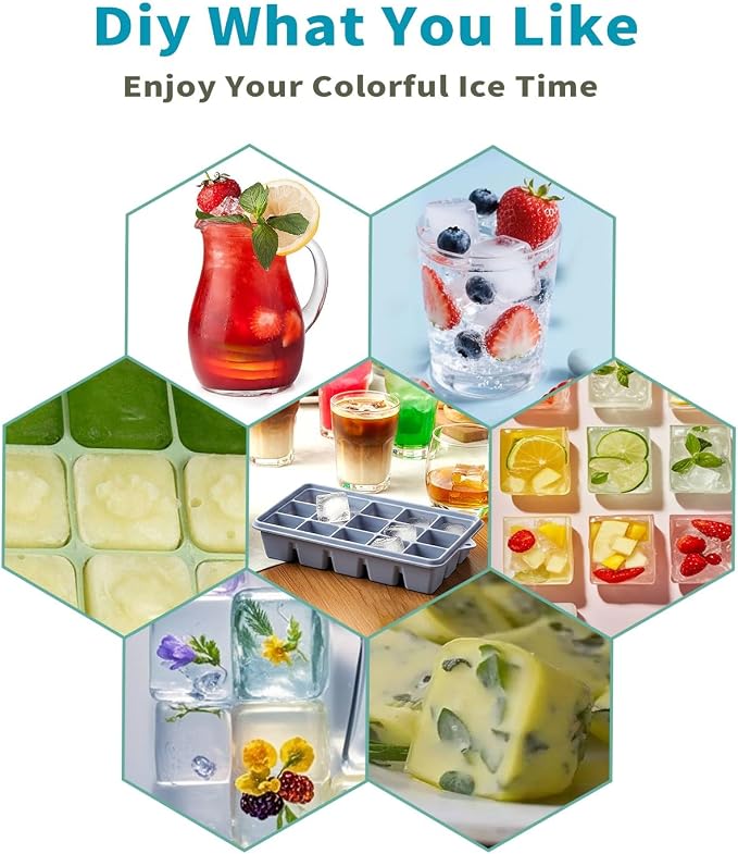 Upgraded Silicone Ice Cube Trays - Image 5