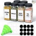 ComSaf 6Pcs 4oz Glass Spice Jars by ComSaf