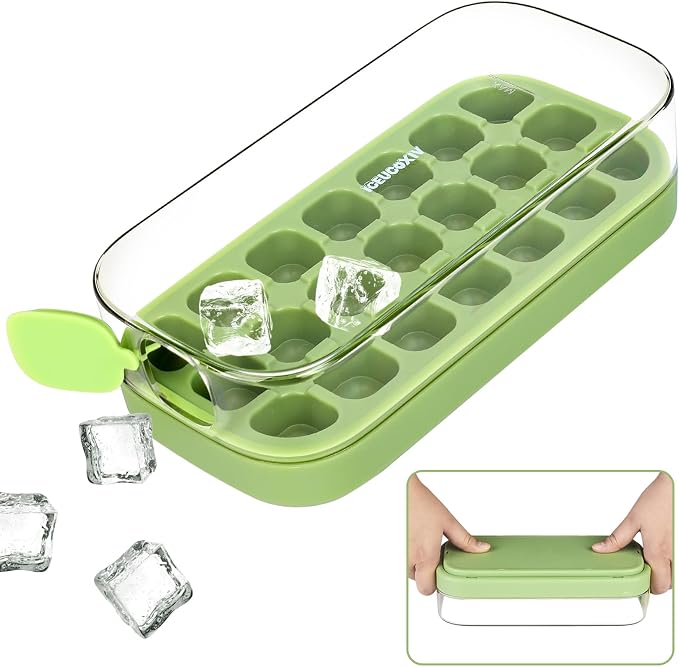 Ice Cube Tray, Easy Release Ice Mold by LettreQ