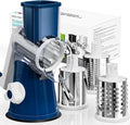 Cheese Grater Hand Crank, Rotary Cheese Shredder by Nexsujo