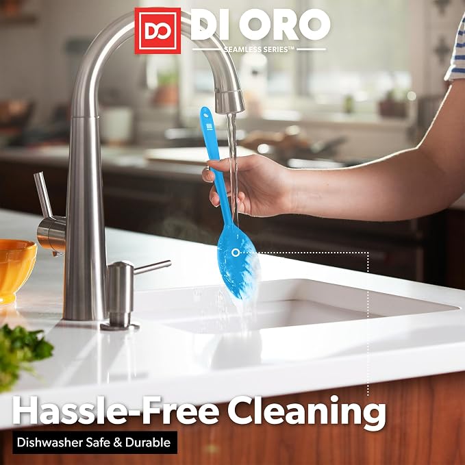 DI ORO Silicone Mixing & Serving Spoons - Image 5