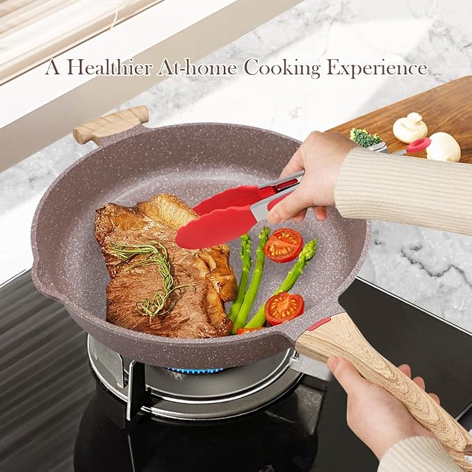 AIKENBBKK Ceramic Frying Pan - Image 4