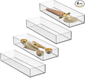 iDesign Clarity Drawer, Kitchen and Bathroom Organization Silverware, Large-Set by iDesign