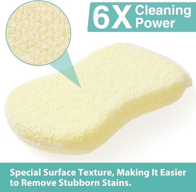 Mr. Scrub Sponges Kitchen Scrub Dish Sponge Scouring Pad, 6 Pack Cleaning Brush - Image 4