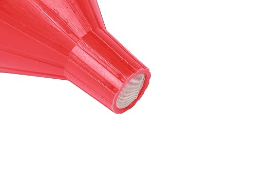 WirthCo 32006 Funnel King Red Polyethylene Funnel - Image 3