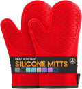 Silicone Oven Mitts, Heat Resistant 2PCS Oven Mitts by Unknown