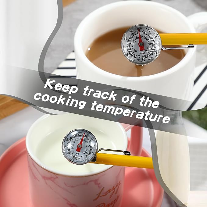 Xuhal 6 Pcs Stainless Steel Kitchen Thermometer - Image 5