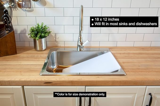 Thirteen Chefs Large 18 x 12 Blue Cutting Board - Image 5
