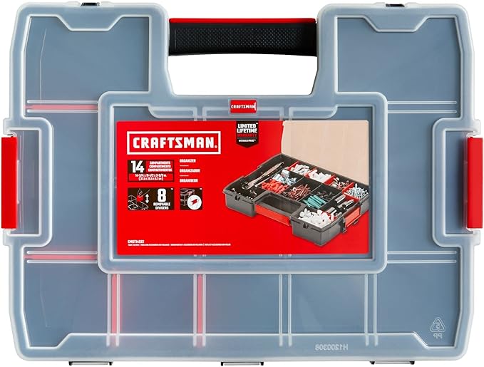CRAFTSMAN Tool Organizer, Lid Includes Secure Latch by CRAFTSMAN