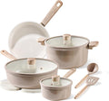 CAROTE 12Pcs Ceramic Pots and Pans Set Non Stick, Healthy Cookware Set by CAROTE