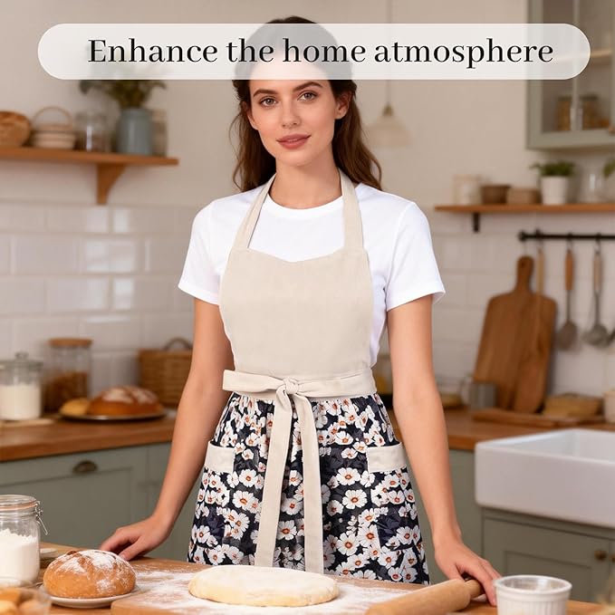 Cute Floral Aprons for Women - Image 4