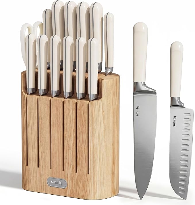 SMIRLY 14-Piece Kitchen Knife Set by Smirly