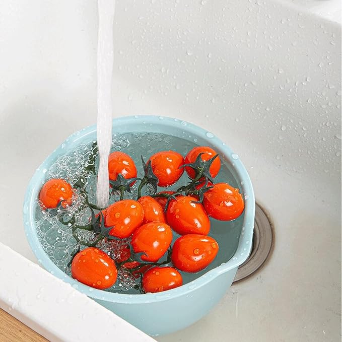 Set of 3 Mixing Bowls with Pour Spout-Nesting Design Saves Space - Image 7