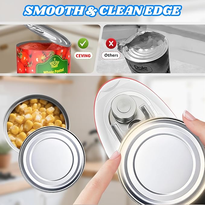 USB Rechargeable Electric Can Opener – Battery Operated, One Touch Automatic - Image 5