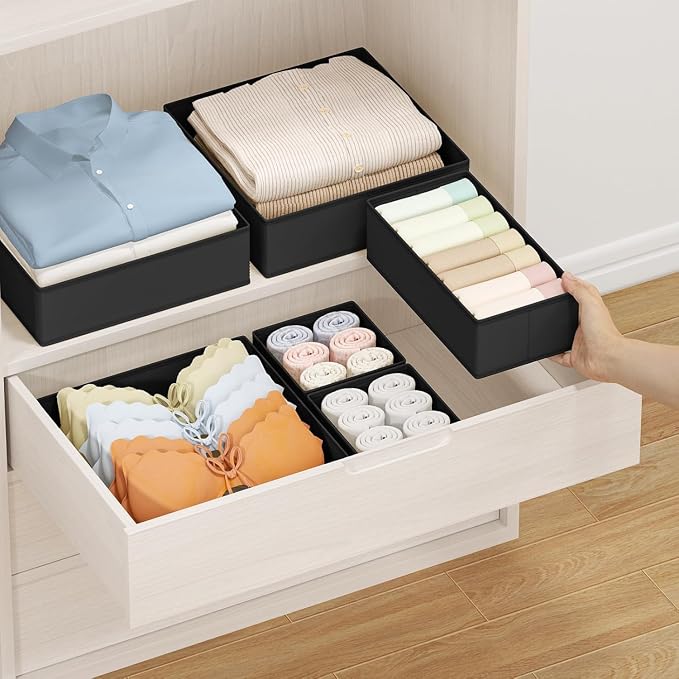 DIMJ Drawer Organizer Clothes 14 Pack - Image 3