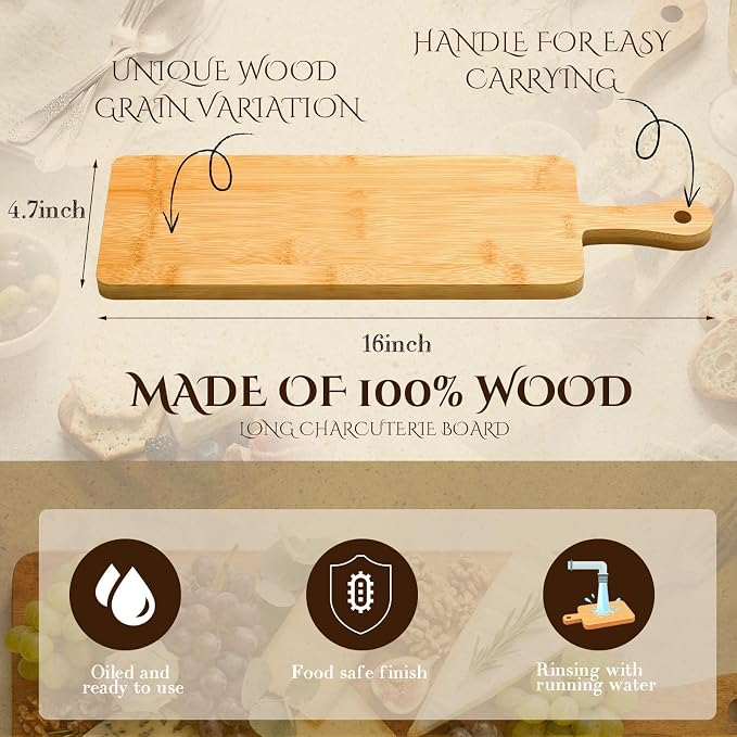 Nuenen 6 Pcs Wood Cutting Board - Image 2
