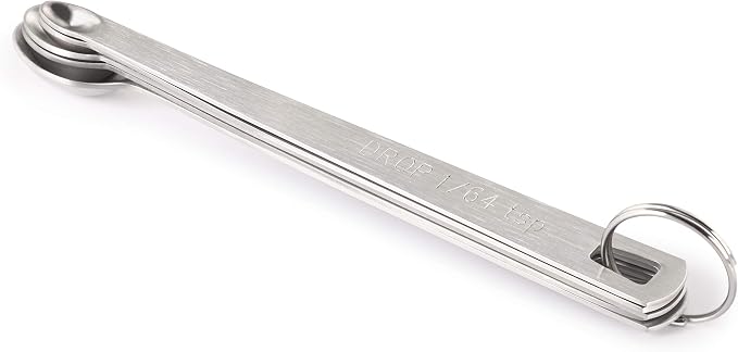 New Star Foodservice 42924 Stainless Steel Measuring Spoons Set - Image 2