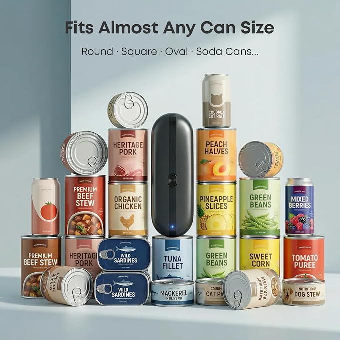Electric Can Opener, Rechargeable Automatic Can Opener - Image 8