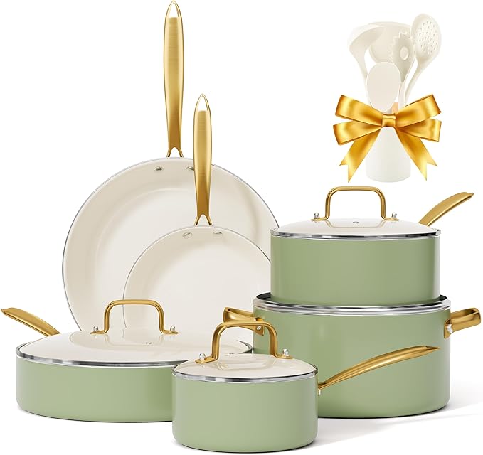 Pots and Pans Set Non Stick by VONIKI