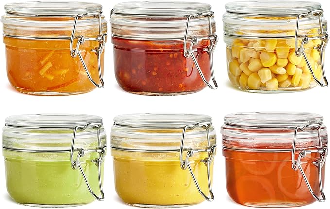 ComSaf 4oz Glass Spice Jars by ComSaf