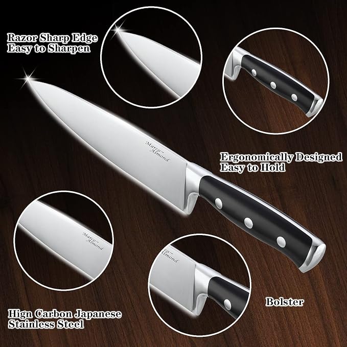 Marco Almond® Kitchen Knife Set - Image 3