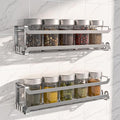 LUCYCAZ 2 Pack Wall Mounted Spice Rack by LUCYCAZ