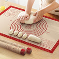 Non Stick Silicone Pastry Mat, Dough Mat by MimekitchenKitchenHelper