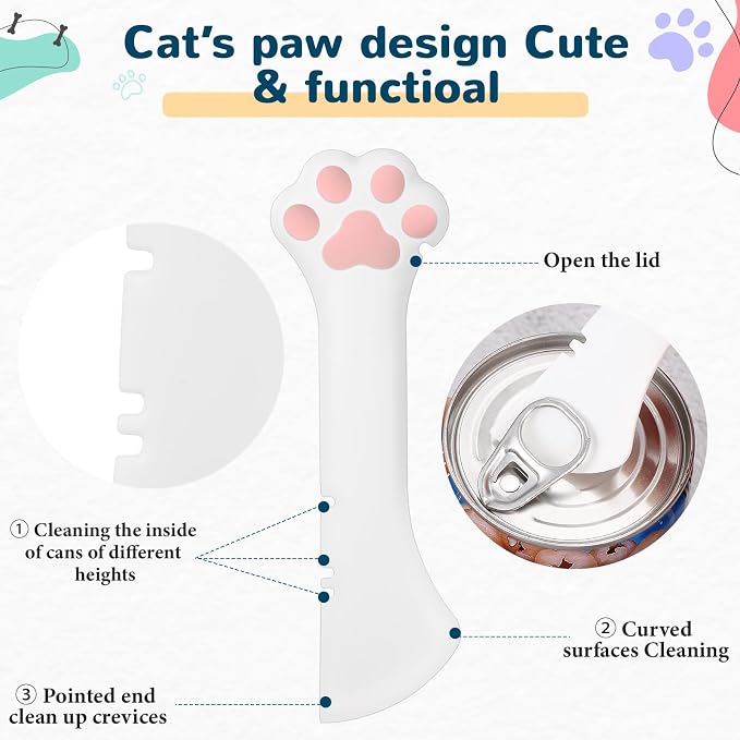 Uiifan Cat Food Lid Cat Food Can Covers Lids 8 Pcs Pet Can Supplies Set 5 - Image 4