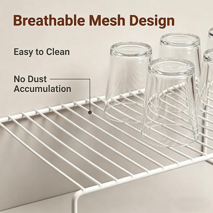 iPEGTOP Kitchen Cabinet Storage Shelf Rack - Image 5